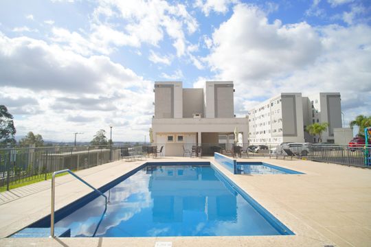 Área comum - Piscina de apartamento para alugar com 2 quartos, 40m² em Canudos, Novo Hamburgo