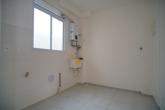 Cozinha de apartamento para alugar com 2 quartos, 40m² em Canudos, Novo Hamburgo