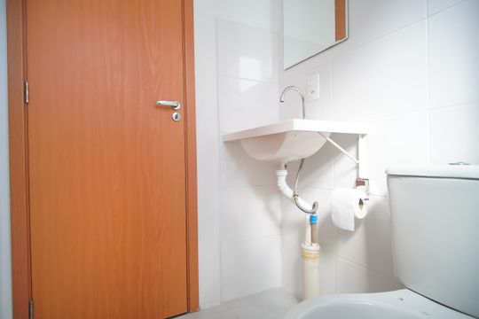 Banheiro de apartamento para alugar com 2 quartos, 40m² em Canudos, Novo Hamburgo