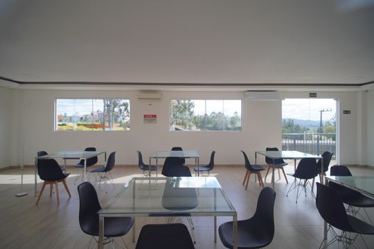 Área comum - Salão de festas de apartamento para alugar com 2 quartos, 40m² em Canudos, Novo Hamburgo