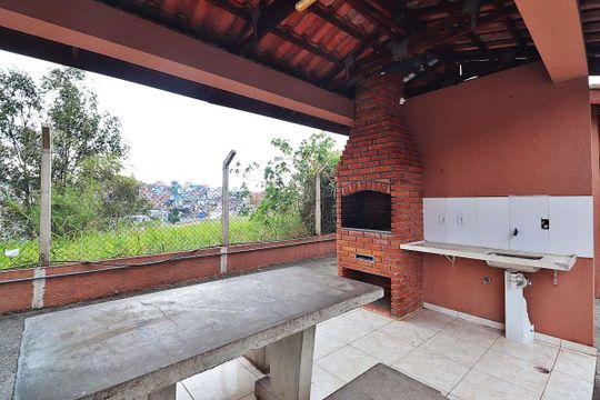 Área comum - Churrasqueira de apartamento à venda com 2 quartos, 55m² em Jardim do Estádio, Santo André