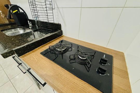Cozinha de apartamento para alugar com 2 quartos, 53m² em Vila Progresso (zona Leste), São Paulo