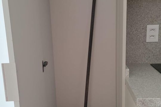 Área de serviço de apartamento para alugar com 2 quartos, 42m² em Saco Grande, Florianópolis