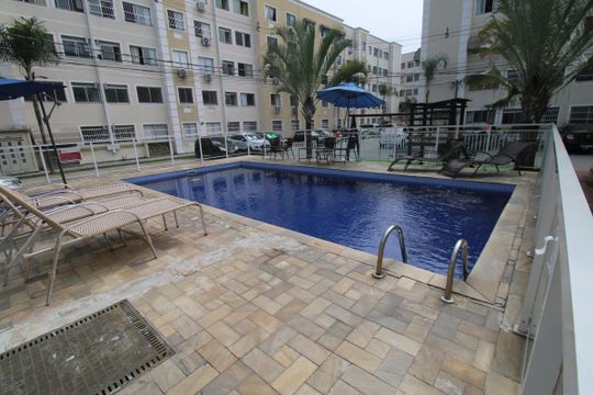 Área comum - Piscina de apartamento à venda com 2 quartos, 57m² em Parada de Lucas, Rio de Janeiro