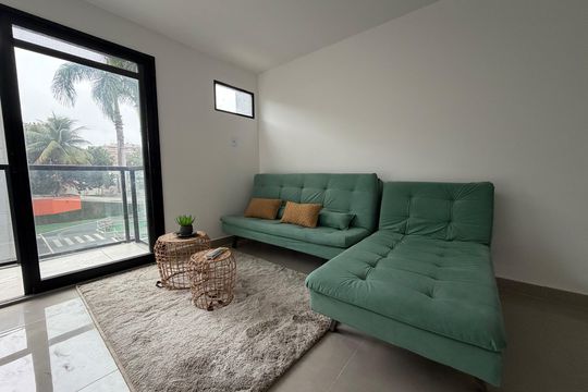 Sala de apartamento para alugar com 1 quarto, 40m² em Taquara, Rio de Janeiro