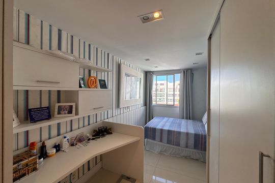Suíte 3 de apartamento à venda com 4 quartos, 364m² em Recreio dos Bandeirantes, Rio de Janeiro