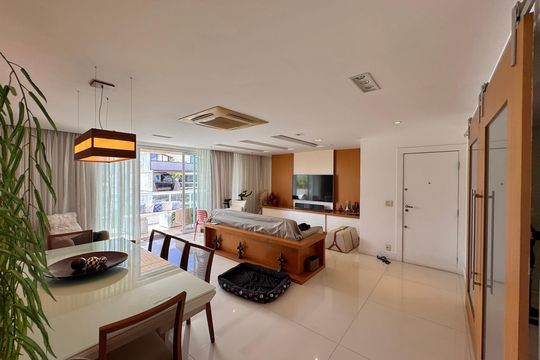 Sala de apartamento à venda com 4 quartos, 364m² em Recreio dos Bandeirantes, Rio de Janeiro