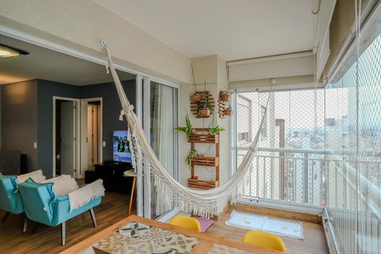 Varanda gourmet de apartamento à venda com 3 quartos, 97m² em Boa Vista, São Caetano do Sul