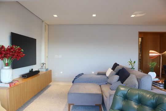 Sala de apartamento para alugar com 3 quartos, 145m² em Barra Funda, São Paulo