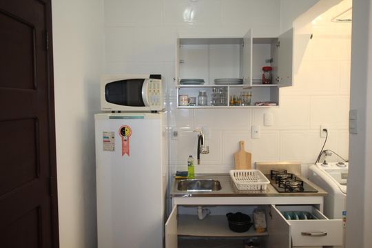 Sala/Cozinha de apartamento para alugar com 1 quarto, 30m² em Petrópolis, Porto Alegre