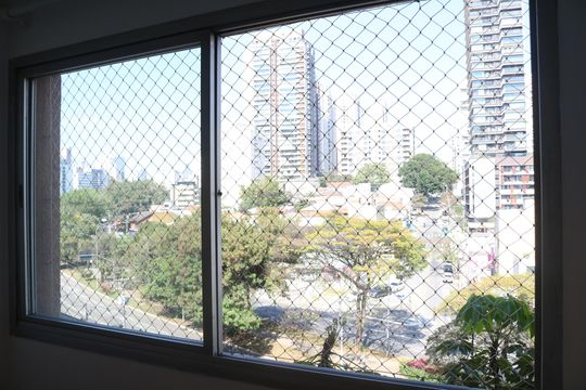Vista da sala de apartamento à venda com 3 quartos, 95m² em Perdizes, São Paulo