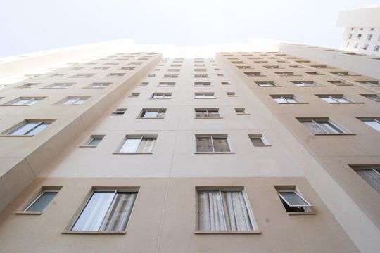 Fachada do bloco de apartamento para alugar com 2 quartos, 41m² em Vila Zat, São Paulo
