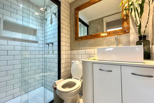 Banheiro Corredor de apartamento para alugar com 2 quartos, 67m² em Vila Mascote, São Paulo
