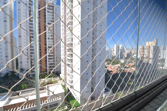 Sala - Vista de apartamento para alugar com 3 quartos, 147m² em Jardim Belo Horizonte, Campinas