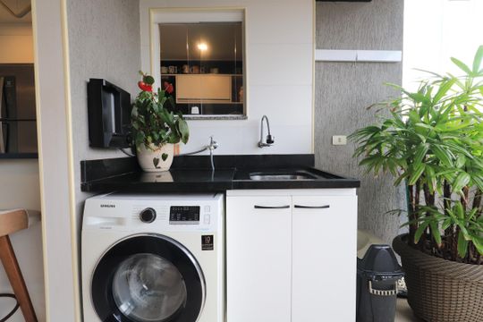 Área de Serviço de apartamento à venda com 2 quartos, 63m² em Chácara Califórnia, São Paulo