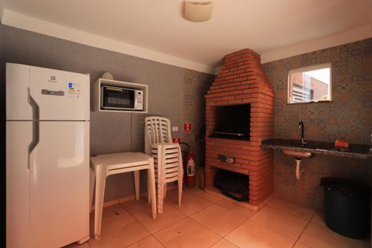 Área comum - Churrasqueira de apartamento à venda com 2 quartos, 63m² em Chácara Califórnia, São Paulo