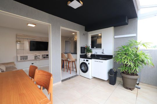 Sacada de apartamento à venda com 2 quartos, 63m² em Chácara Califórnia, São Paulo