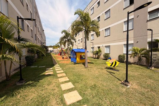 Área comum - Playground de apartamento para alugar com 3 quartos, 46m² em Água Branca, Piracicaba