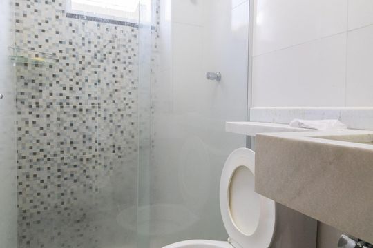Banheiro de apartamento para alugar com 2 quartos, 42m² em Jardim Nordeste, São Paulo