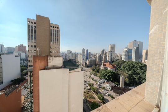 Vista de kitnet/studio para alugar com 1 quarto, 40m² em Consolação, São Paulo