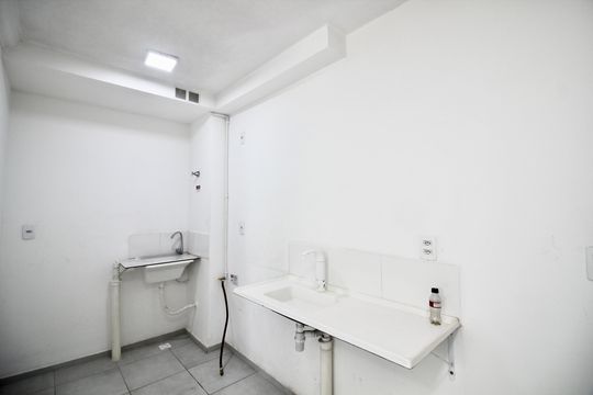 Cozinha de apartamento para alugar com 2 quartos, 34m² em Lageado, Ferraz de Vasconcelos