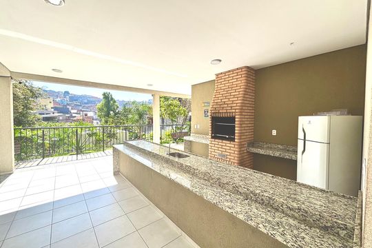 Área comum - Churrasqueira de apartamento para alugar com 2 quartos, 34m² em Lageado, Ferraz de Vasconcelos