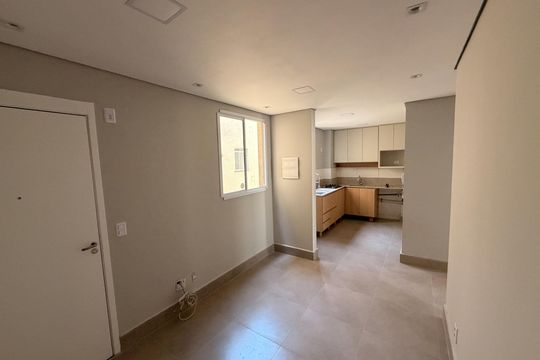 Sala de apartamento para alugar com 2 quartos, 46m² em Água Branca, Piracicaba
