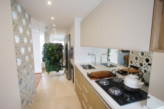 Cozinha de apartamento à venda com 2 quartos, 55m² em Anil, Rio de Janeiro