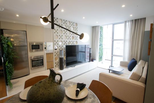Sala de apartamento à venda com 2 quartos, 55m² em Anil, Rio de Janeiro