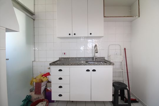 Cozinha de apartamento para alugar com 2 quartos, 50m² em Carandiru, São Paulo
