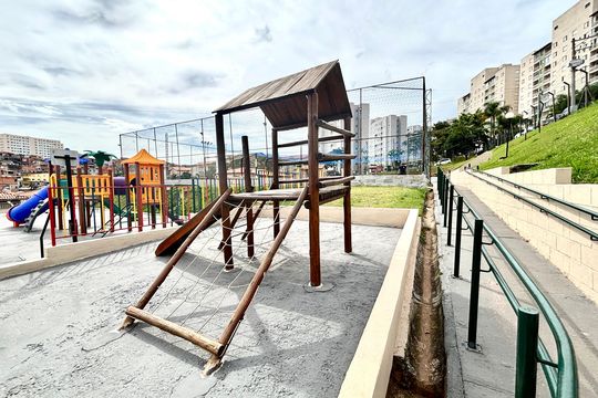 Área comum - Playground de apartamento para alugar com 3 quartos, 68m² em Jardim Sao Miguel, Ferraz de Vasconcelos