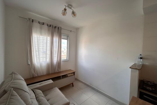 Sala  de apartamento à venda com 1 quarto, 27m² em Jardim Cidalia, São Paulo
