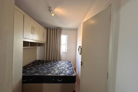 Quarto 1 - Suíte 1  de apartamento à venda com 1 quarto, 27m² em Jardim Cidalia, São Paulo