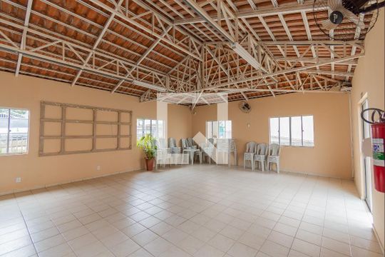 Área comum - Salão de festas de apartamento para alugar com 2 quartos, 50m² em Residencial Cosmos, Campinas