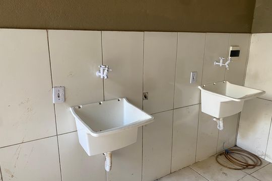 Área de serviço de kitnet/studio para alugar com 1 quarto, 40m² em Cidade Nova, Rio de Janeiro