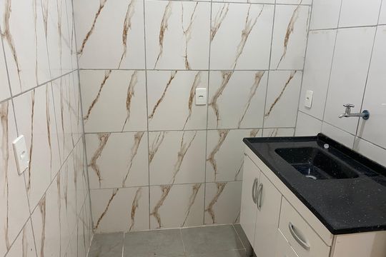 Cozinha de kitnet/studio para alugar com 1 quarto, 40m² em Cidade Nova, Rio de Janeiro
