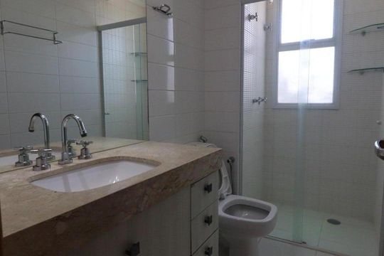 Banheiro de apartamento para alugar com 3 quartos, 124m² em Santa Cruz do Jose Jacques, Ribeirão Preto