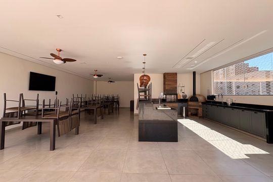 Área comum - Churrasqueira de apartamento para alugar com 3 quartos, 124m² em Santa Cruz do Jose Jacques, Ribeirão Preto