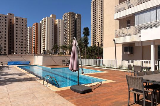 Área comum - Piscina de apartamento para alugar com 3 quartos, 124m² em Santa Cruz do Jose Jacques, Ribeirão Preto