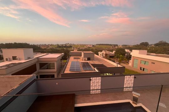 Varanda de casa de condomínio à venda com 4 quartos, 295m² em Jardim Reserva Bom Viver de Indaiatuba, Indaiatuba
