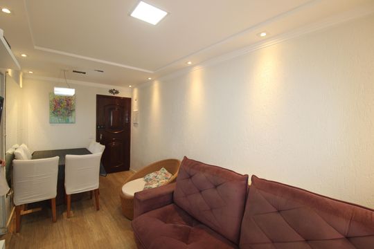 Sala de apartamento à venda com 2 quartos, 72m² em Lauzane Paulista, São Paulo