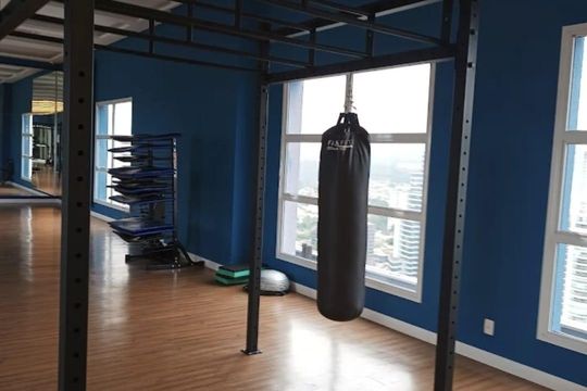 Área comum - Academia de apartamento para alugar com 1 quarto, 63m² em Alphaville Empresarial, Barueri