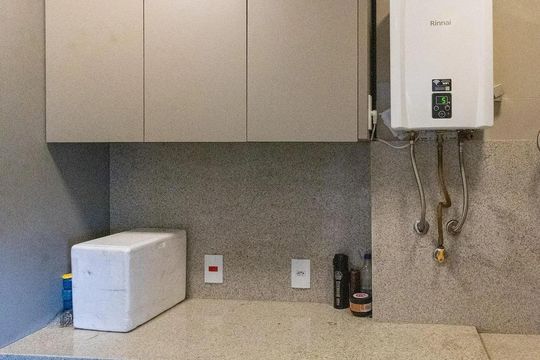 Área de serviço de apartamento para alugar com 2 quartos, 107m² em Swiss Park, Campinas