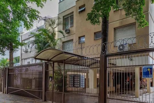 Fachada de kitnet/studio para alugar com 1 quarto, 31m² em Petrópolis, Porto Alegre