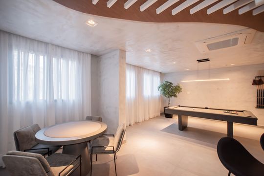 Área comum - Sport bar de kitnet/studio para alugar com 1 quarto, 26m² em Vila Clementino, São Paulo
