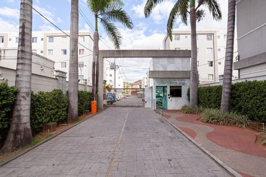 Fachada do Condomínio de apartamento à venda com 2 quartos, 50m² em Bandeirantes (pampulha), Belo Horizonte