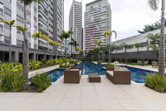 Área comum - Piscina de apartamento para alugar com 2 quartos, 90m² em Barra Funda, São Paulo