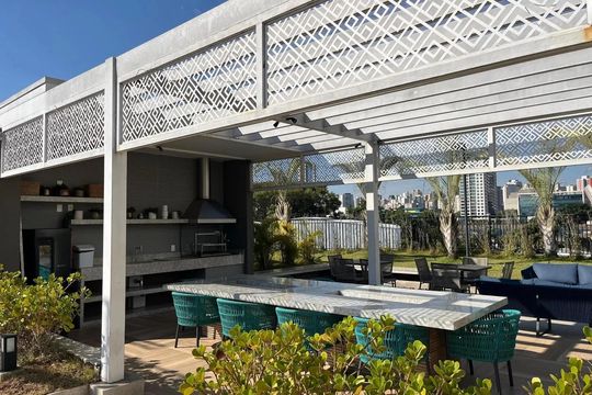 Área comum - Churrasqueira de apartamento para alugar com 2 quartos, 90m² em Barra Funda, São Paulo