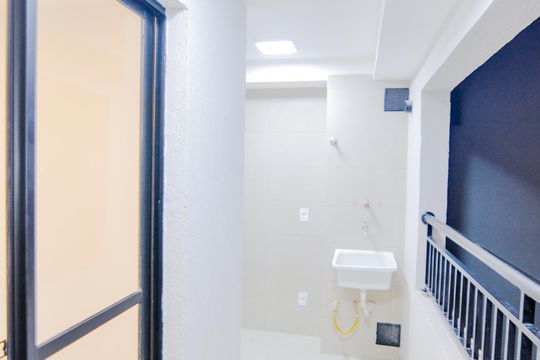 Varanda da Sala de apartamento para alugar com 2 quartos, 58m² em Vila Florida, Guarulhos