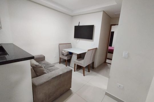 Sala de apartamento à venda com 2 quartos, 55m² em Parque das Nações, Santo André